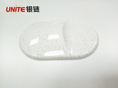 灑點效果銀星白ABS免噴涂改性塑料